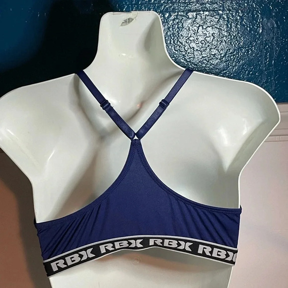 RBX Blue Racerback Padded Bra Size 34C - Picture 3 of 3